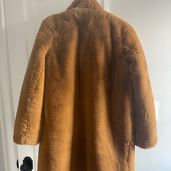 Apparis Laure Long Faux Fur Coat NWOT sz XS - Picture 8 of 8